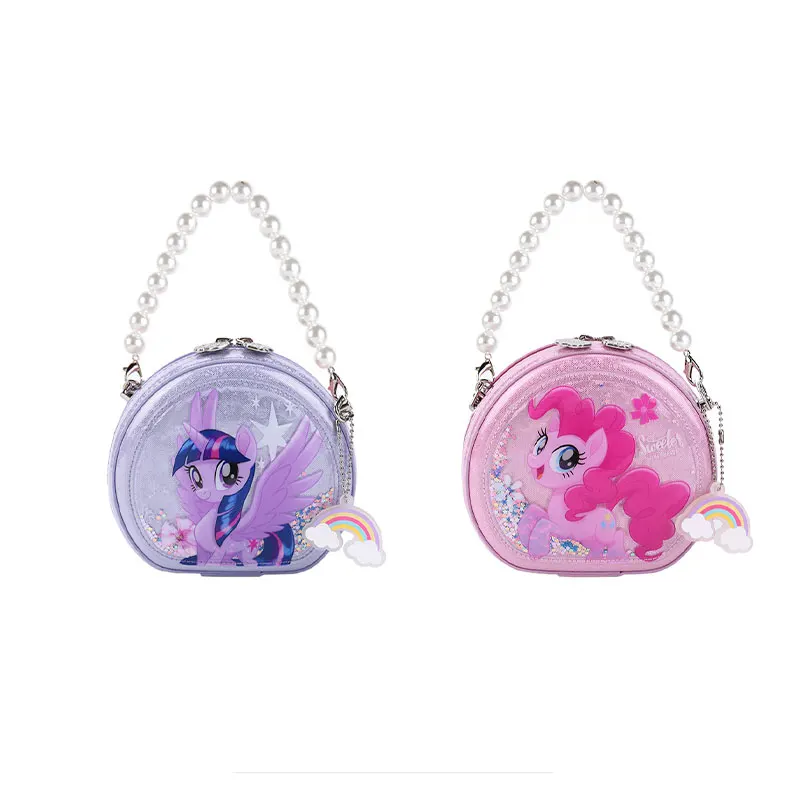 

Genuine Anime Figures My Little Pony Liusha Zero Wallet Messenger Bag Handbag Fashionable New Style Action Figures Gifts Toys