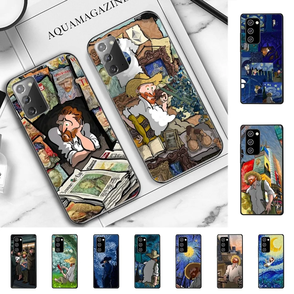 

Van Gogh Phone Case For Samsung Note 8 9 10 20 pro plus lite M 10 11 20 30 21 31 51 A 21 22 42 02 03