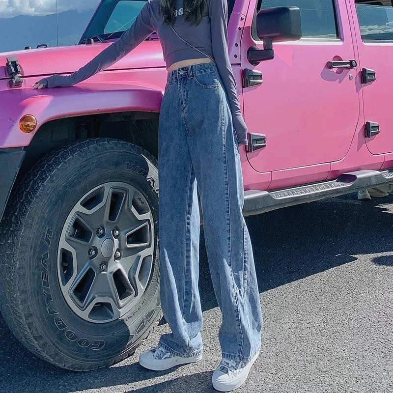 

ILARES/женская одежда, Harajuku, брюки, широкие джинсы, женские, высокая талия, женские штаны, Y2k, корейская мода, винтажная одежда, мешковатые