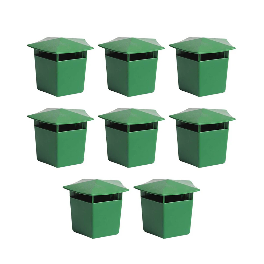 

8x зеленые быстродействующие рандомные ловушки для легкого и эффективного борьбы с вредителями в доме из прочного АБС-пластика, ловушки для садоводства