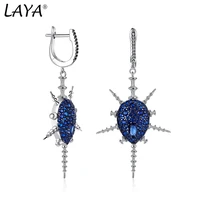 laya 925 sterling silver drop earrings for women europe magical boho fashion original modern fine jewelry 2022 trend