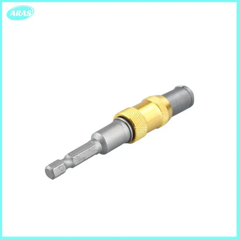 

1/4 "Hex Magnetic Screw Drill Tip Quick Change Locking Pivot Screwdriver Bit Holde Drive Guide Drill Bit Extension Rod Wood Tool