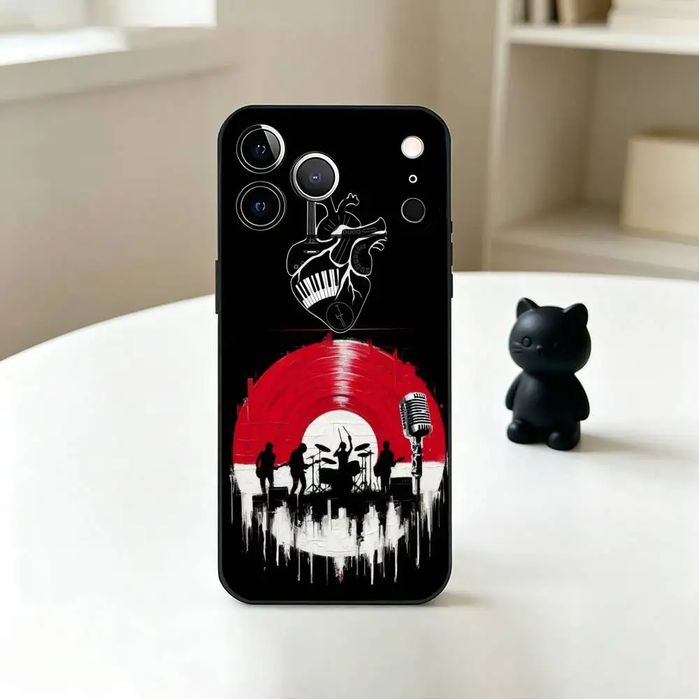 Чехол T-Pearl Jam для iPhone 17, 16, 15, 14, 13, 12, 11 Plus, Pro Max и других моделей, мягкий черный чехол (art.: 3920db663dc6e) - 3920db663dc6e