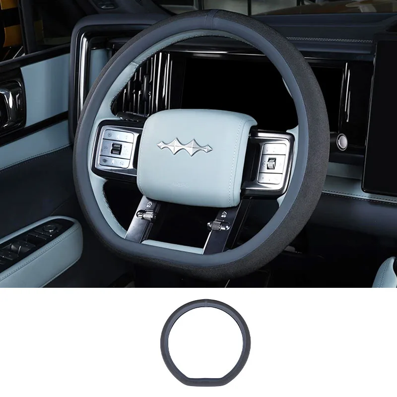 

Замшевый чехол на руль BYD FangChengBao Leopard 5, аксессуары для автомобиля, детали интерьера автомобиля