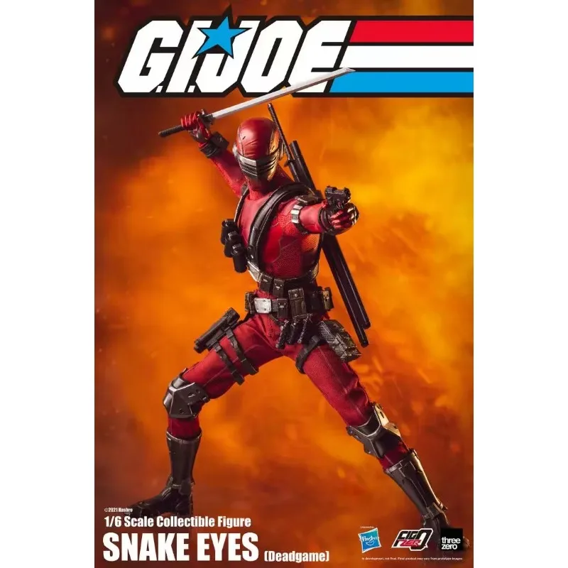 Фото Оригинальная фигурка Hasbro Threezero FigZero G.I. Коллекционная фигурка Joe Series 1/6 SNAKE EYES Deadgame №3