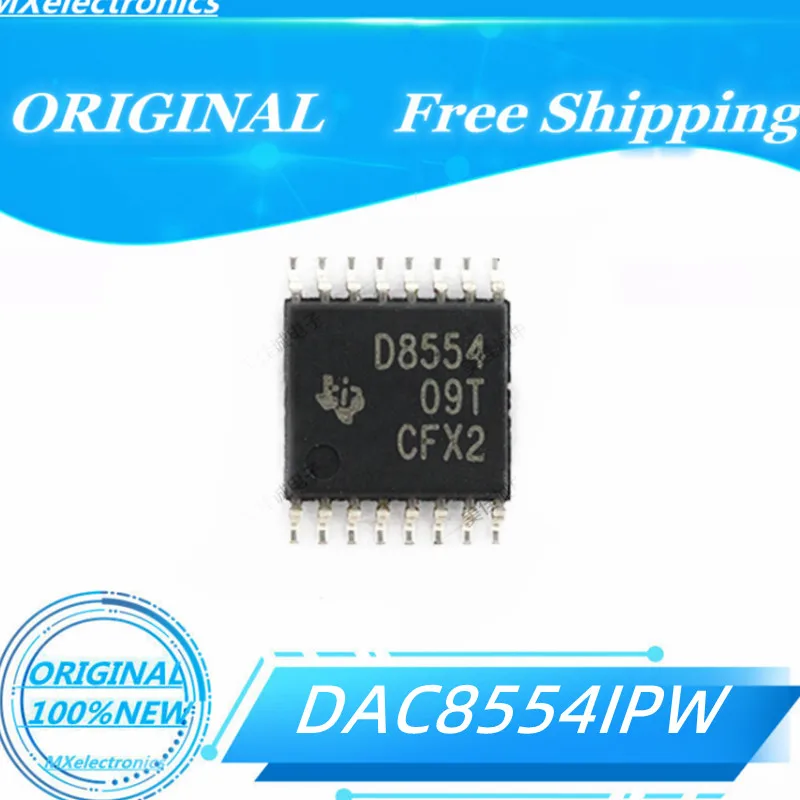 

1 шт.-10 шт. 100% Новинка DAC8554IPW DAC8554 D8554 TSSOP-16 DACs-цифро-аналоговые Конвертеры