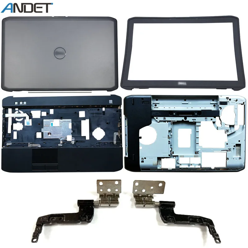 

NEW Laptop Dell Latitude E5520 5520 LCD Back Cover Front Bezel Hinges Palmrest Upper Case Bottom Base Lower Shell 03C21P 3C21P