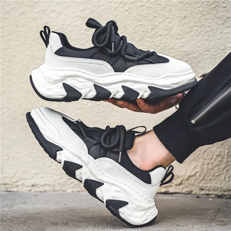 

New lace up comfortable and breathable trend, lightweight and wear-resistant outdoor running student sports mesh shoes