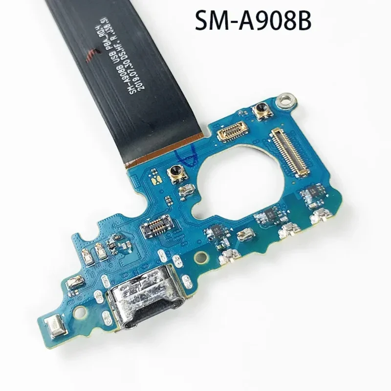 Гибкий зарядный порт для Samsung Galaxy A90 5g/SM-A908N/SM-A908B USB-порт зарядки разъем док-станции