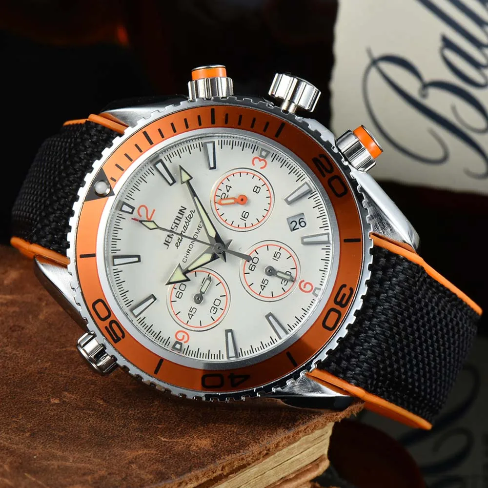 

Часы наручные мужские кварцевые, брендовые деловые автоматические водонепроницаемые из нержавеющей стали, с датой, ААА