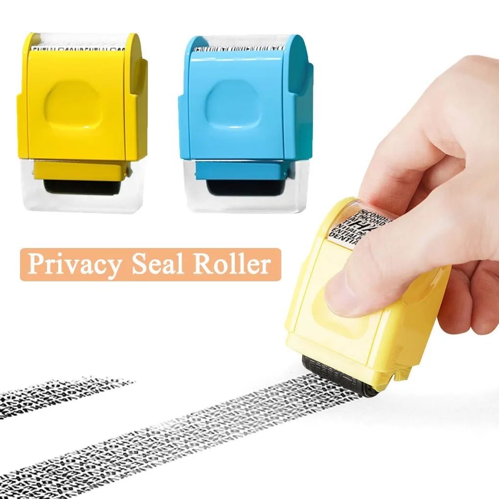 Information Smear Stamp Privacy Seal Roller Identity ID Guard Roller Privacy Information Security Protection Roller Stamp