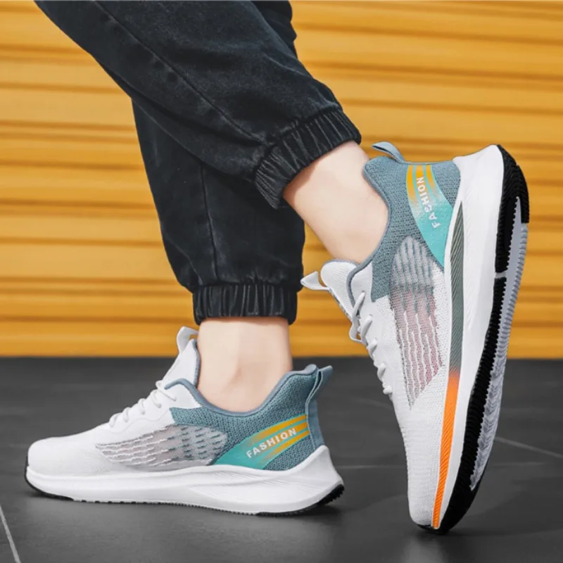 Мужские легкие кроссовки с дышащей сеткой теннисные классические мужские