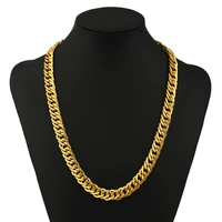 european and american famous chain tassel gold plated necklace color preservation pattern long chain necklace jewelry