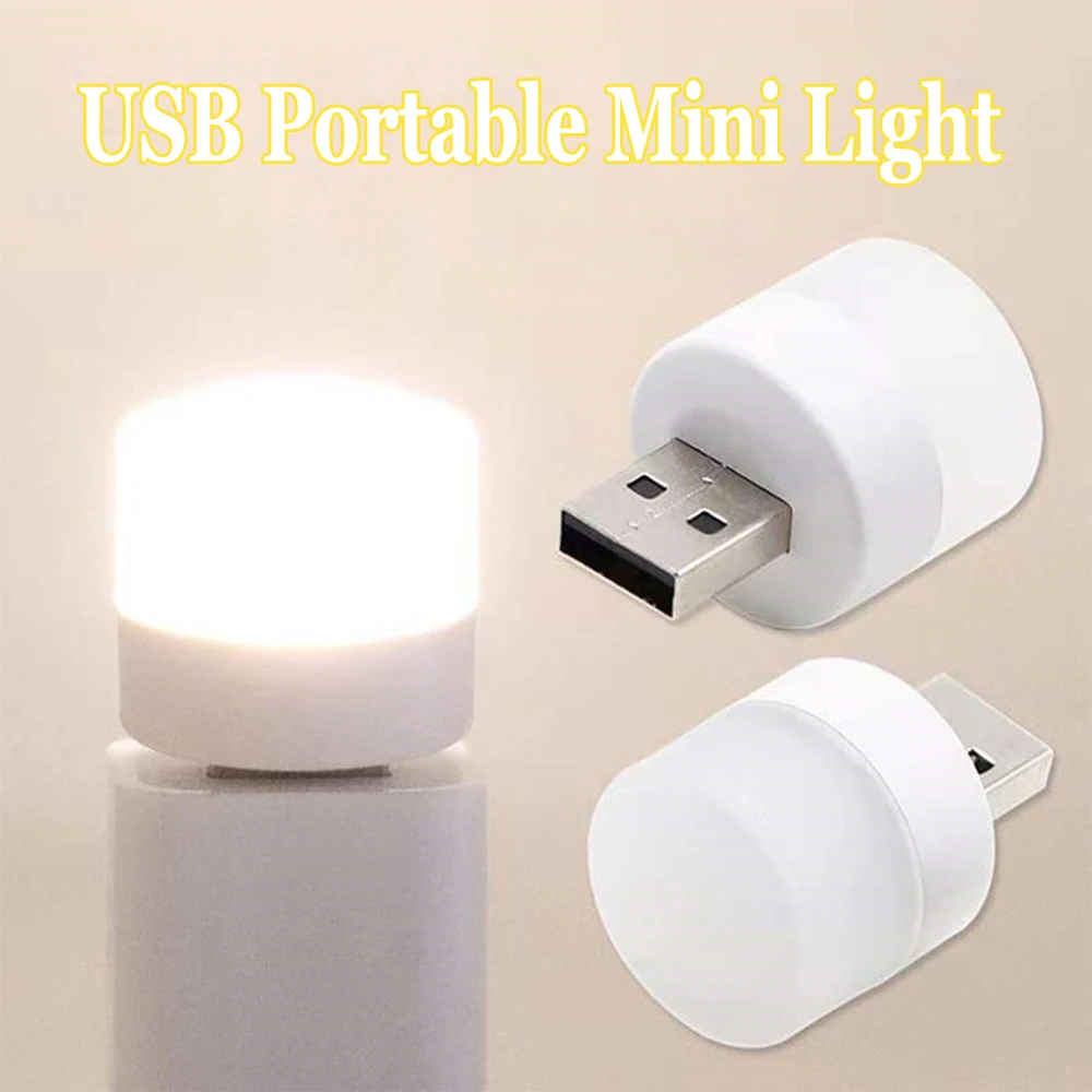 

USB portable night light warm white light 3000K white light 6500k