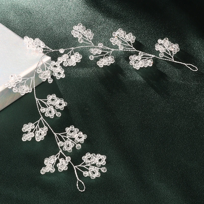

Exquisite Crystal Vine HairBand Tiara Headwear Women's Party Aluminum Hair Accessories Crown Princess Shiny Jewelry Ornaments