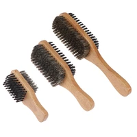 mens mane hair brush natural wood repair hair wave brush beard hair thick beard curly hair styling comb