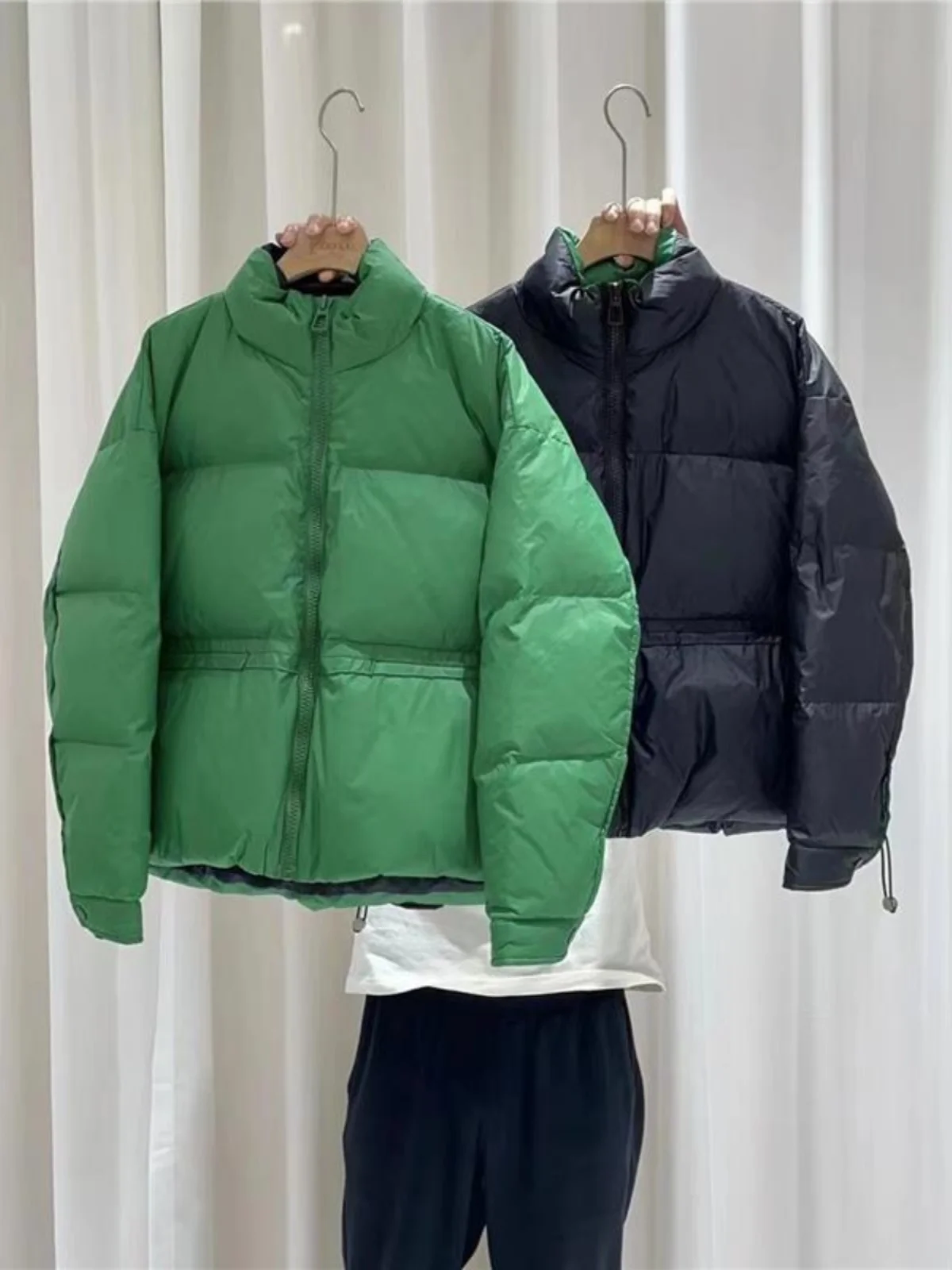 Модный свободный пуховик женский короткий 2024 зимняя новинка маленькое