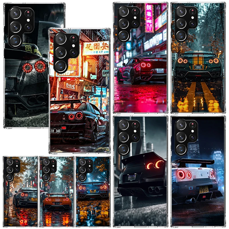 Японский JDM спортивный автомобиль GTR чехол для телефона Samsung Galaxy S24 S23 S22 S21 Fe S20 Ultra S10