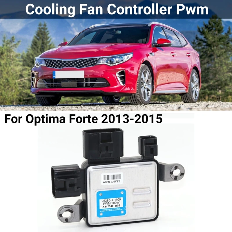 

253854R500 Car Cooling Fan Controller Pwm For Hyundai Sonata IX25 Creta 1.6 T 2015-2017 For Kia Optima Forte 2013-2015