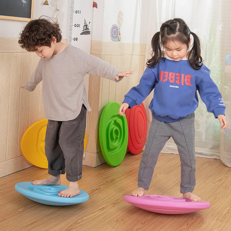 

Children Home Balance Board Concentration Training Device For Children PE Egg-shaped Balance Table Development Balance