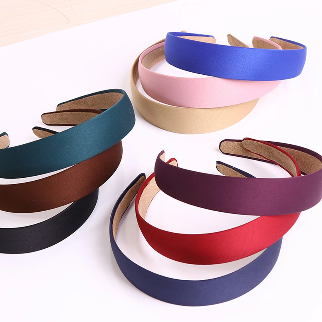 

Korea Solid Simple Wide Headband 3 cm Girl Women DIY Jewelry Material Cloth Headband Semi-finished Hair Acce Wholesale