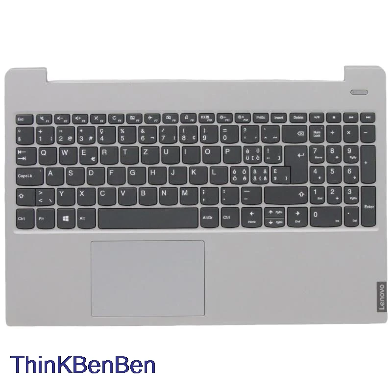 SWS швейцарский серый верхний чехол для клавиатуры упор рук Lenovo Ideapad S340 15 15IWL 15IML 15IIL