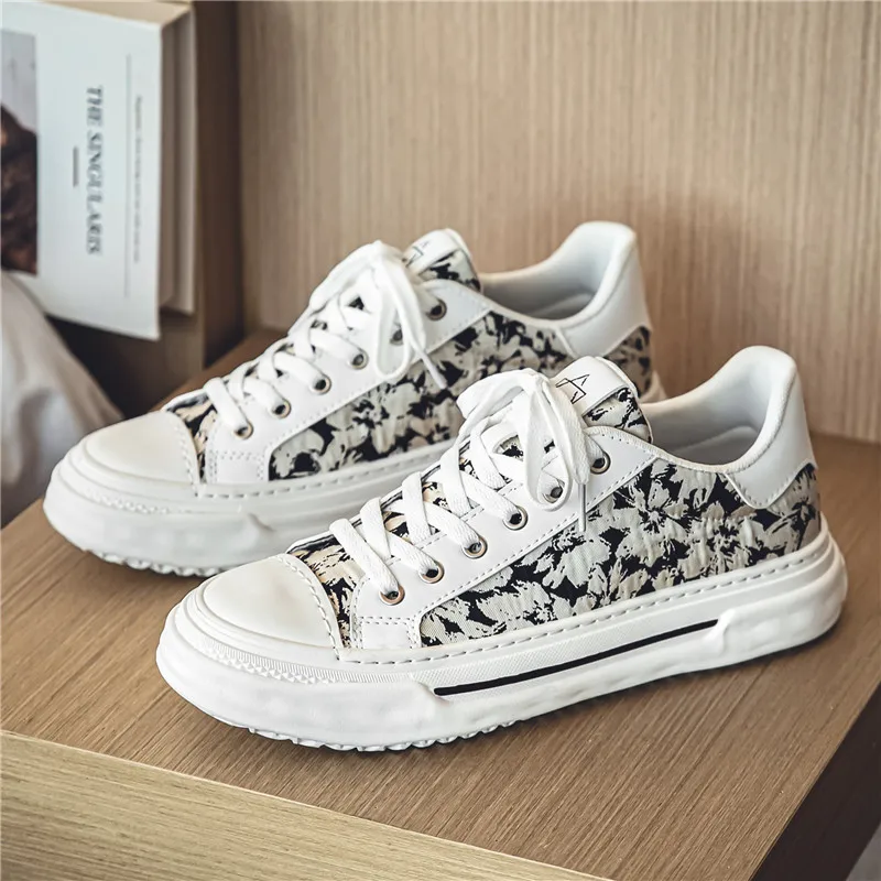 

Men's Casual Breathable Canvas Loafers Shoes Non-Slip Walking Shoes Fashion Lightweight Comfortable Sneakers for Male