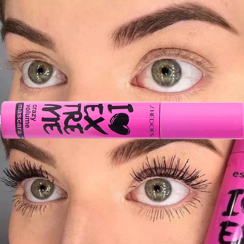 

4D Silk Fiber Eyelashes Lengthening Quick Dry Mascara Waterproof Lasting Lash Eyelashes Extension Makeup Female Black Mascara