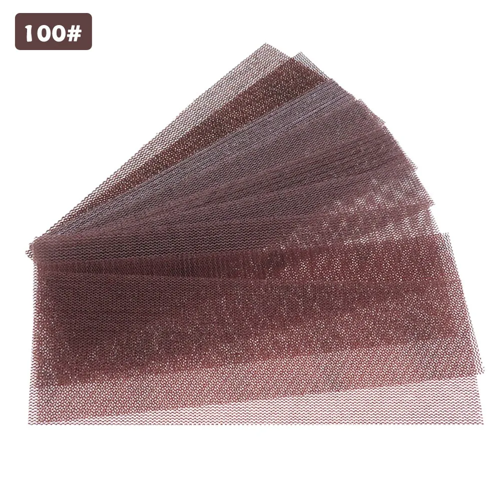 

30PCS 198x70mm Mesh Sanding Discs Hook Loop Abrasive Anti Clogging Sandpapers 80grit 600grit Finishing Grinding Polishing
