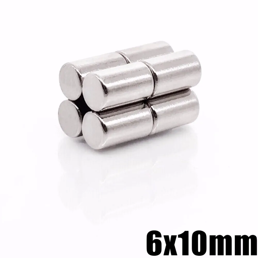 

Неодимовый магнит 6x10, 10 ~ 500 шт., 6x10 мм