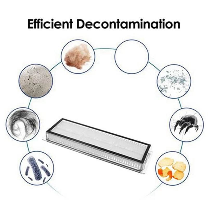 For Xiaomi Robot Vacuum X20 + / Plus Replacement Parts Dust Bag Mop Cloth Washable Main Side Brush Hepa Filter