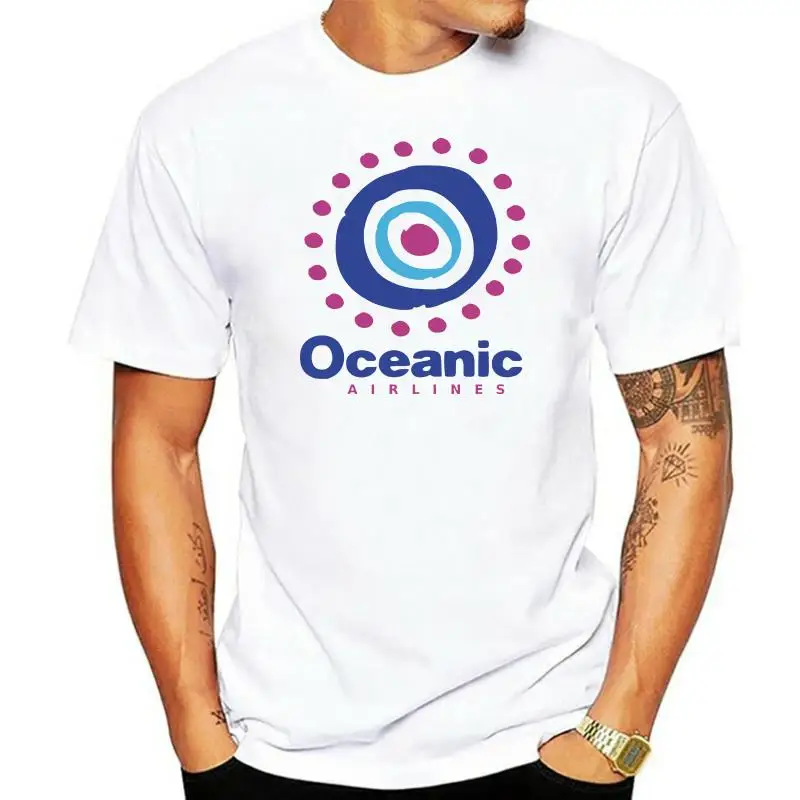 

New OCEANIC AIRLINES LOST TV SHOW SERIES WHITE T-SHIRT 2-SIDES Size S - 3XL(2)