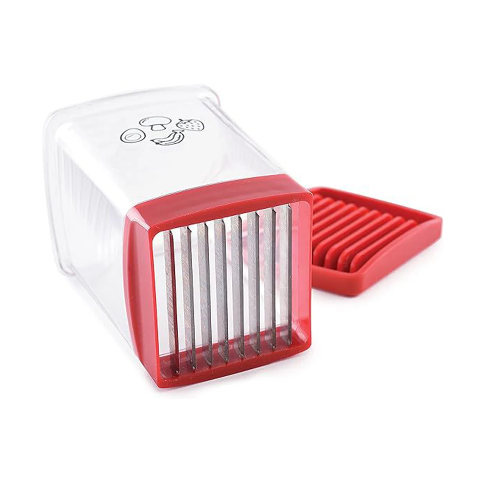 Прозрачные мини-Слайсеры для фруктов чашка экономии времени Соломка