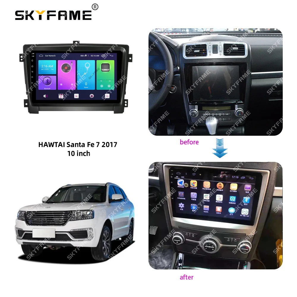 SKYFAME Автомобильная рамка Fascia адаптер Canbus коробка декодер Android Радио Аудио