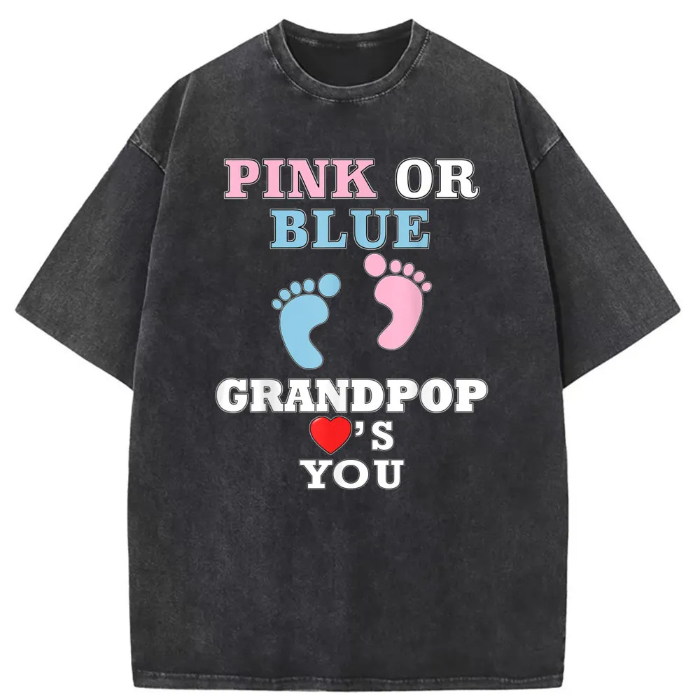 

Pink Or Blue Grandpop Man England Style T-shirts Normal Long Sleeve Tshirts Men Thanksgiving Day New Coming Tshirt Sweatshirts