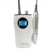 nail equipment 30000 rpm rechargeable portable manicure acrylic nail drill machine