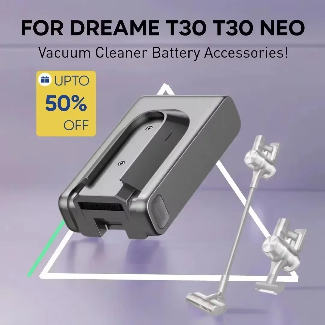 Аккумулятор емкостью 2500 мАч для беспроводного пылесоса Dreame T30 R20