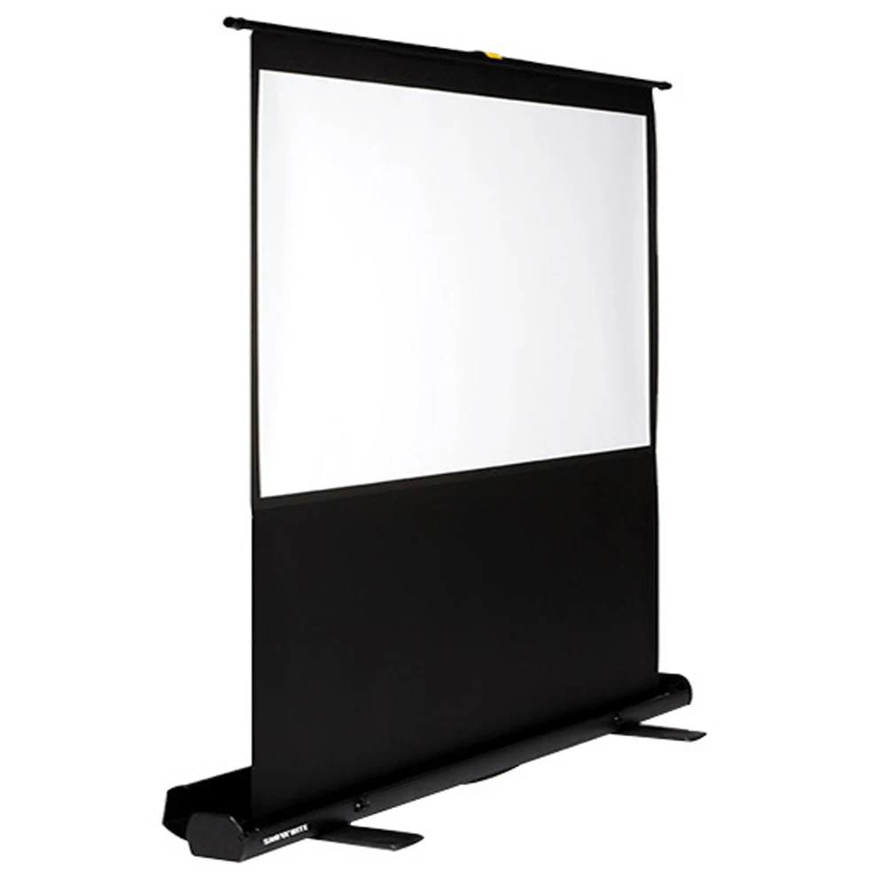 

Outdoor/Office Retractable Roll Up Stand Projection Screen 70 Inch Manual Pull Up Floor Portable Projector Screen