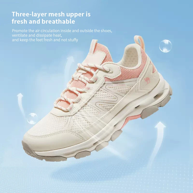 GOLDEN CAMEL Outdoor Hiking Shoes Men Women Low-cut Sneakers Non-slip Breathable Thick-soled Running Shoes for Men 2023 Summer