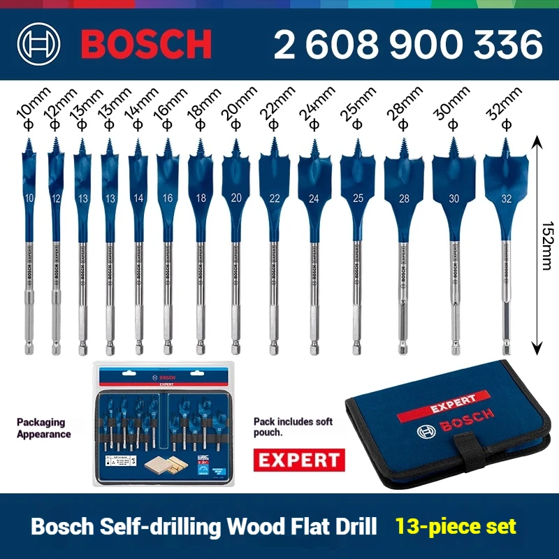 

Bosch EXPERT Набор лопаточных сверл для дерева