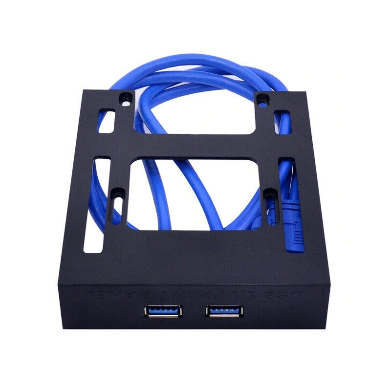 2 Ports USB 3.0 Front Panel Floppy Disk Bay 20 Pin USB3.0 Hub Expansion Adapter Cable Plastic Bracket for PC desktop | Компьютеры и