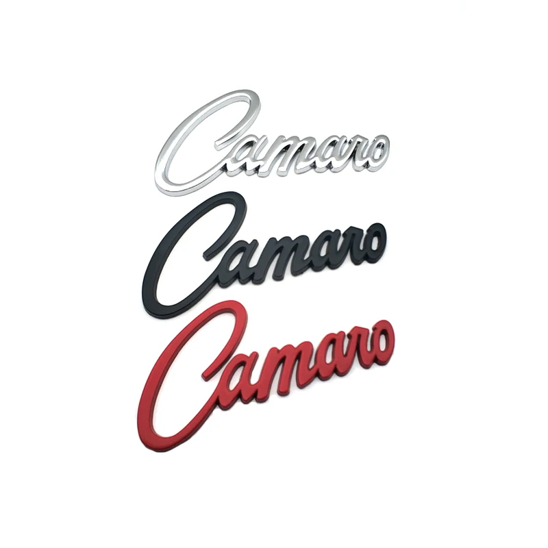 

1Pcs 3D Metal Camaro letter Auto Badge Car Trunk Rear Emblem Sticker Decal Accessories For Chevrolet