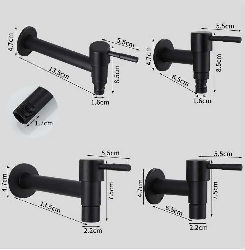 Смеситель для стиральной машины смеситель из сверхпрочной латуни черного/белого