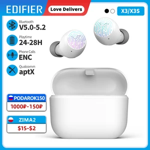 TWS-наушники EDIFIER X3, Bluetooth 5,0, сенсорное управление, голосовой помощник, Поддержка aptX