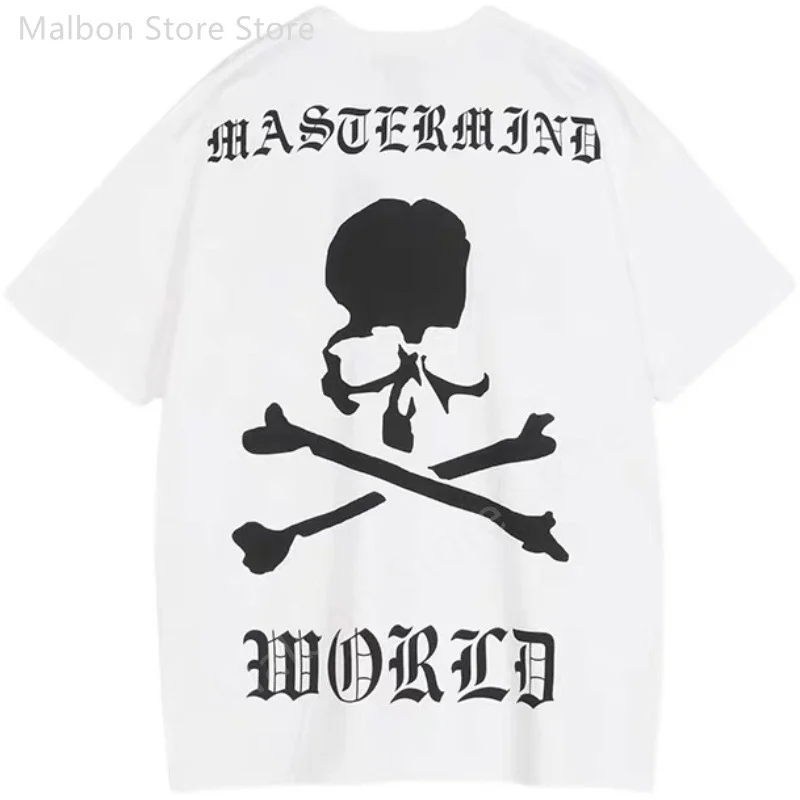 

23SS Spring/Summer new MasterMind Japan MMJ WORLD Casual High Street Goth print short sleeve T-shirt for men and women