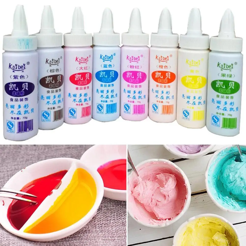 

1 Pcs Food Coloring Fruit Powder 8 Colors Fondant Cake Macaron Cream powder Dessert Tools Baking Color Cake Decoration Tools