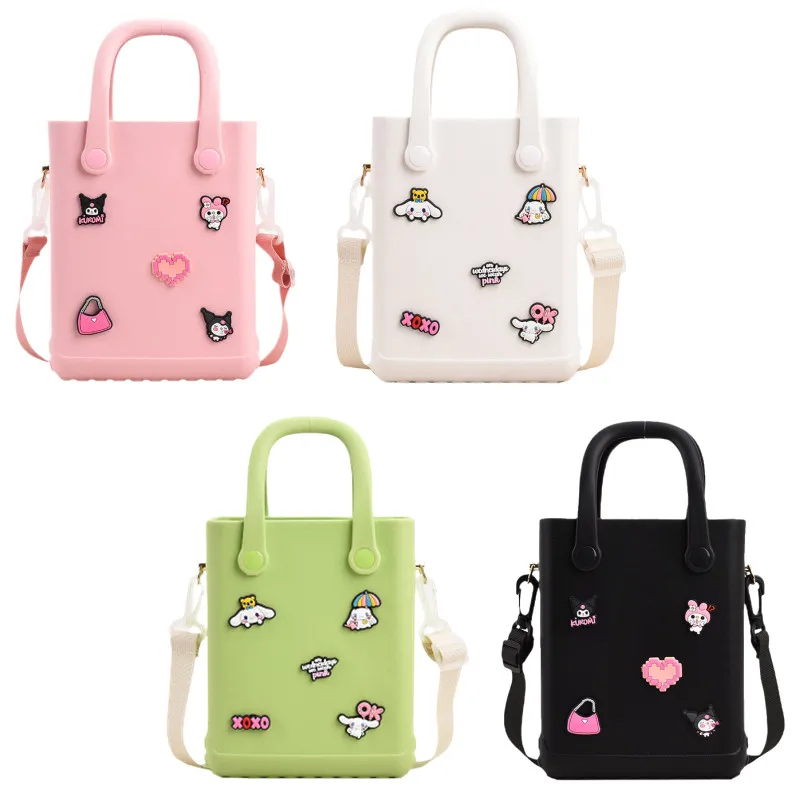 

Sanrios Kawaii Cinnamoroll MyMelody Kuromi летняя силиконовая сумка-мессенджер сумка кошелек милая сумка через плечо подарок