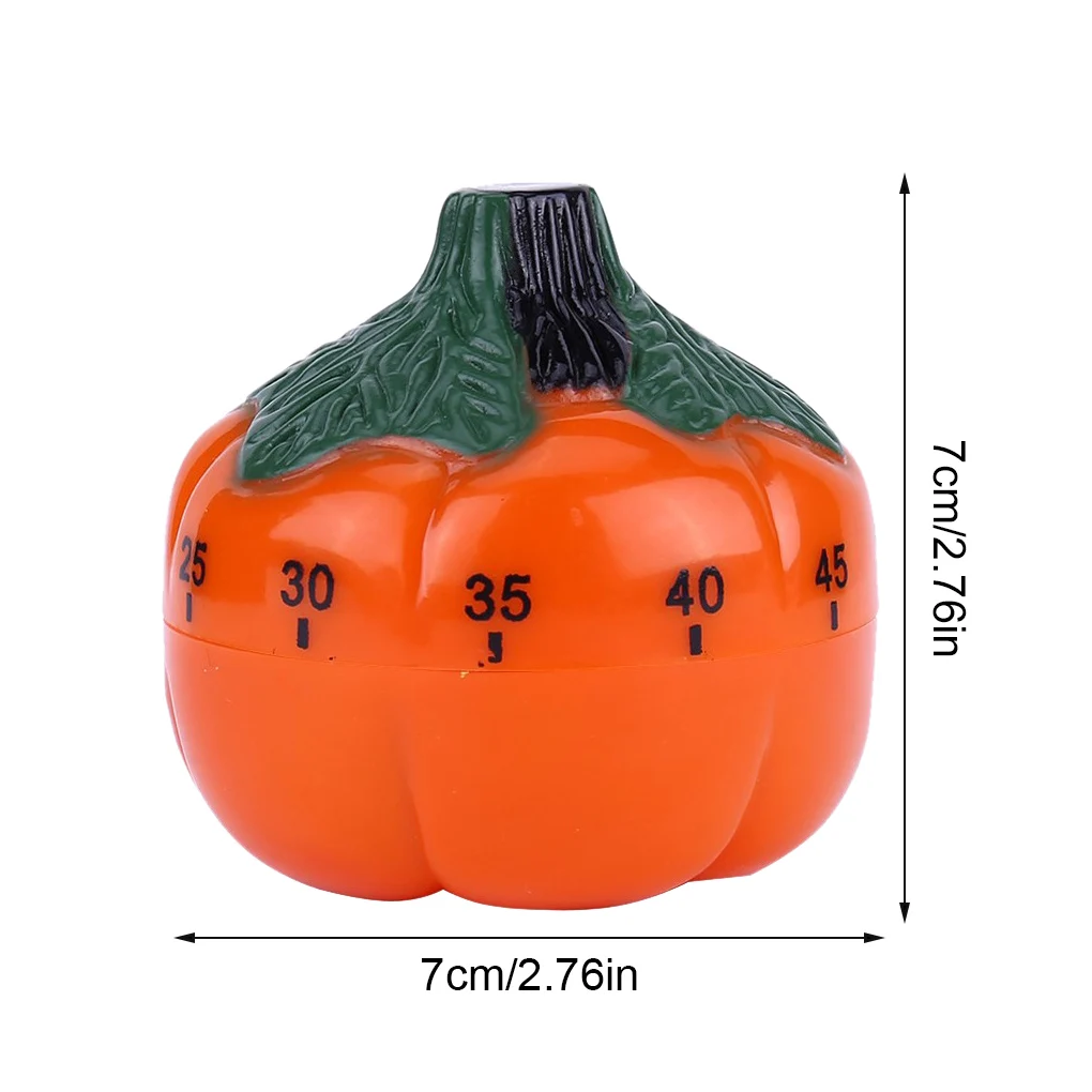 

Kitchen Timer Pumpkin Shape Mechanical Countdown Timer Cooking Baking Decoration Timing Supply for Barbecue Picnic