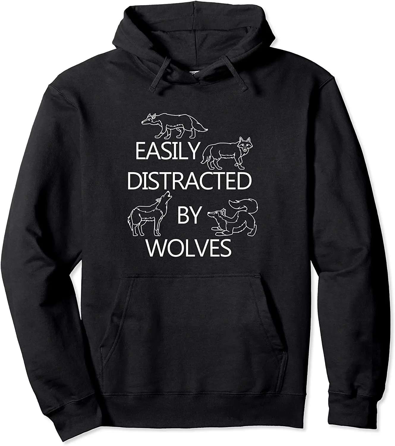 

Wolves and Nature Saying Wildlife Wolf Pullover Hoodie