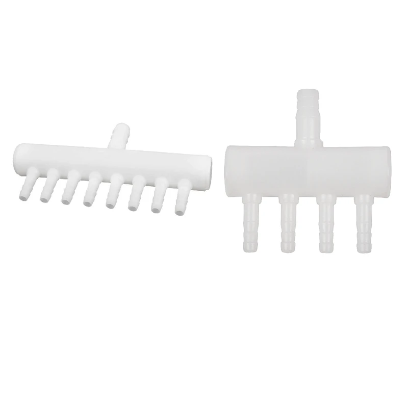

New-2PCS пластиковая аквариумная кислородная трубка, фитинг, разветвитель, кран для коллектора, 8 каналов и 4 канала